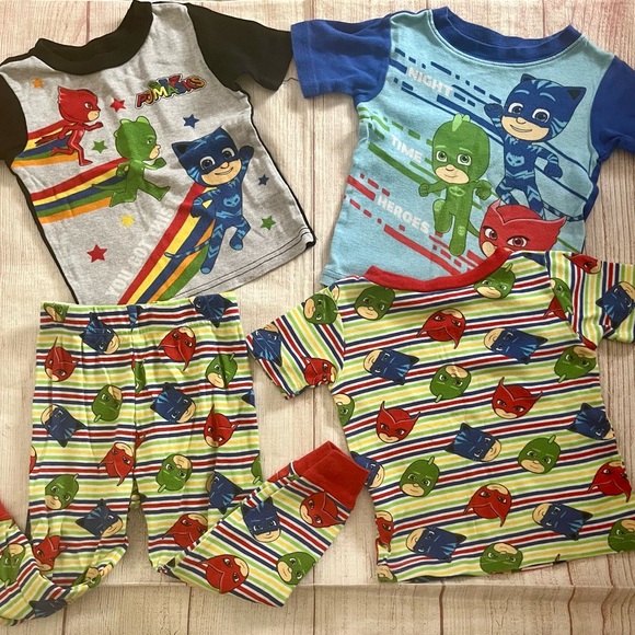 PJ Masks 2 Pc Pj/2 Pj Tops 3T - Picture 1 of 5